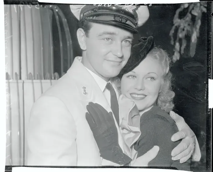 Framed Print : Portrait of Ginger Rogers and Lew Ayres Framed Print : Portrait of Ginger Rogers and Lew Ayres