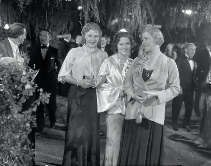 Framed Print : Portrait of Ginger Rogers, Phyllis Fraser and Mrs. Rogers Framed Print : Portrait of Ginger Rogers, Phyllis Fraser and Mrs. Rogers