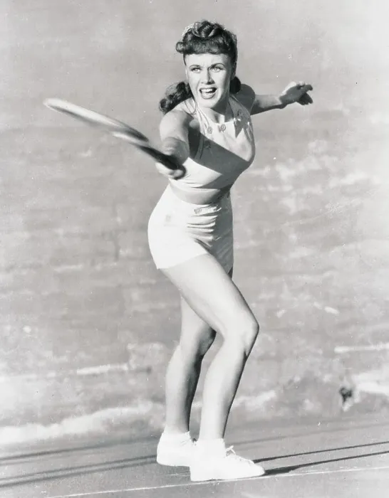 Framed Print : Portrait of Ginger Rogers Playing Tennis Framed Print : Portrait of Ginger Rogers Playing Tennis