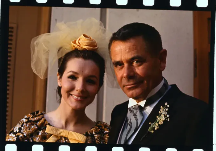 Framed Print : Portrait of Glenn Ford and Kathryn Hays Framed Print : Portrait of Glenn Ford and Kathryn Hays