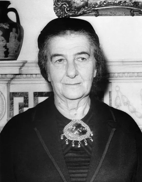 Framed Print : Portrait of Golda Meir