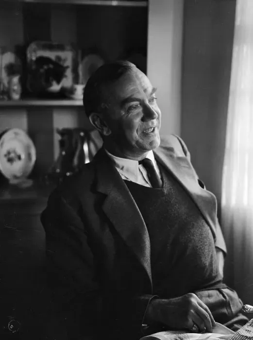 Framed Print : Portrait of Graham Greene