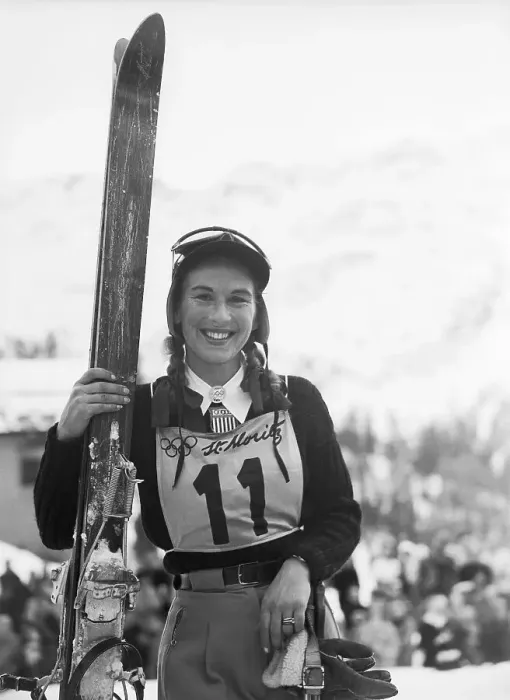 Gretchen Fraser, Olympic Medalist Print (1948). Art Prints