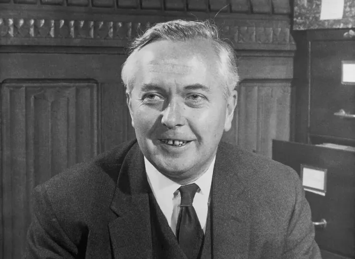 Framed Print : Portrait of Harold Wilson Framed Print : Portrait of Harold Wilson