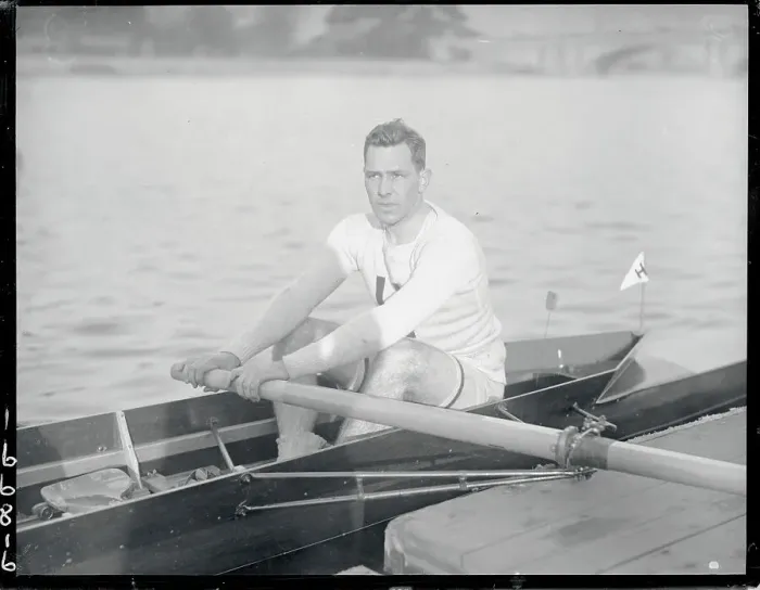 Framed Print : Portrait of Harvard's Varsity Crew Captain Framed Print : Portrait of Harvard's Varsity Crew Captain