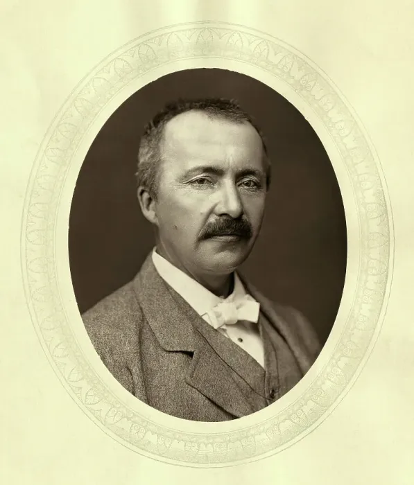 Framed Print : Portrait Of Heinrich Schliemann Framed Print : Portrait Of Heinrich Schliemann