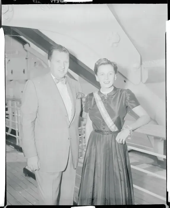 Framed Print : Portrait of Henry Ford II with Wife Framed Print : Portrait of Henry Ford II with Wife