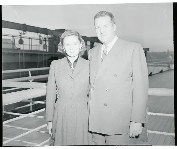 Framed Print : Portrait of Henry Ford II with Wife Framed Print : Portrait of Henry Ford II with Wife