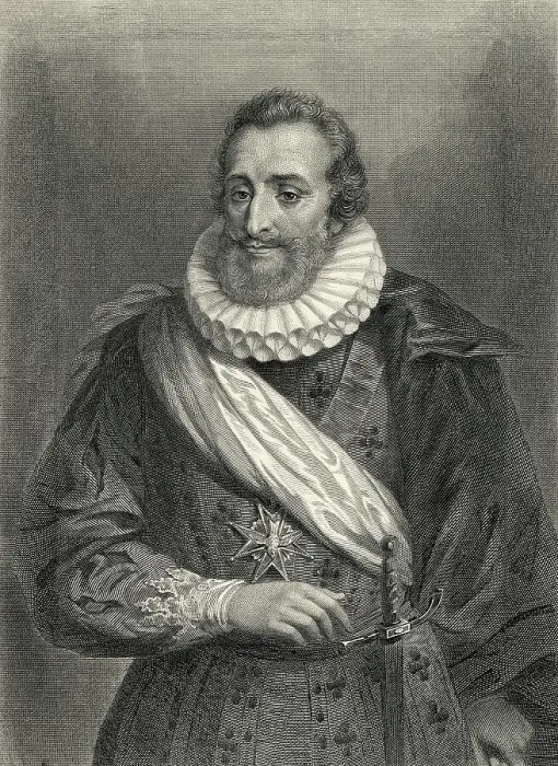 Framed Print : Portrait of Henry IV, King of France Framed Print : Portrait of Henry IV, King of France