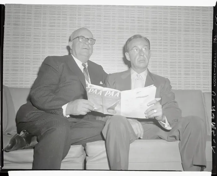 Framed Print : Portrait of Henry Kaiser and His Son Framed Print : Portrait of Henry Kaiser and His Son