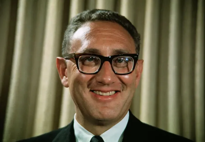 Framed Print : Portrait of Henry Kissinger Framed Print : Portrait of Henry Kissinger
