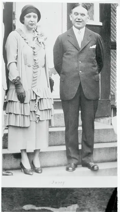 Framed Print : Portrait of Henry Mencken and His Bride Framed Print : Portrait of Henry Mencken and His Bride