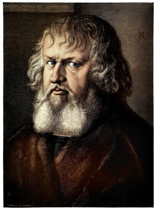 Framed Print : Portrait of Hieronymus Holzschuher