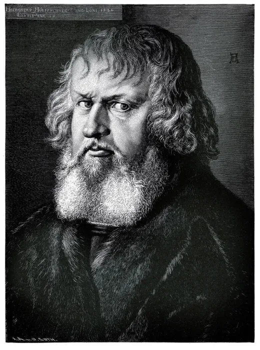 Framed Print : Portrait of Hieronymus Holzschuher Framed Print : Portrait of Hieronymus Holzschuher
