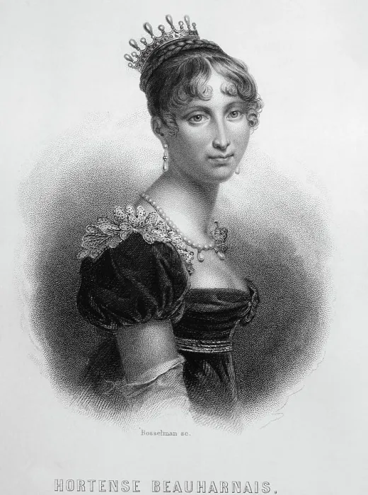 Framed Print : Portrait Of Hortense Beauharnais Framed Print : Portrait Of Hortense Beauharnais