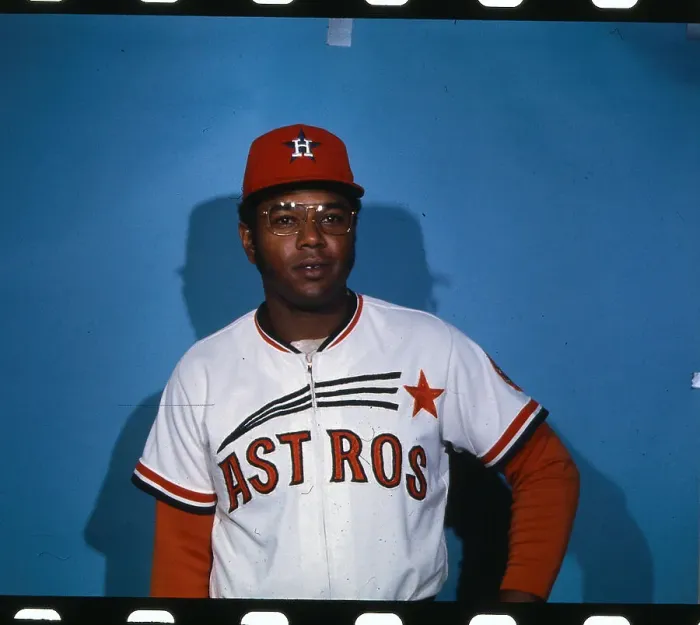 Framed Print : Portrait of Houston Astros Outfielder Bob Watson Framed Print : Portrait of Houston Astros Outfielder Bob Watson