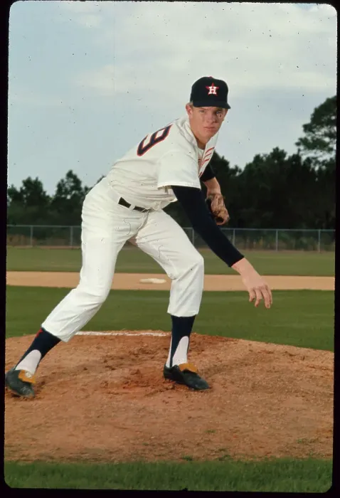 Framed Print : Portrait of Houston Astros Pitcher Larry Dierker