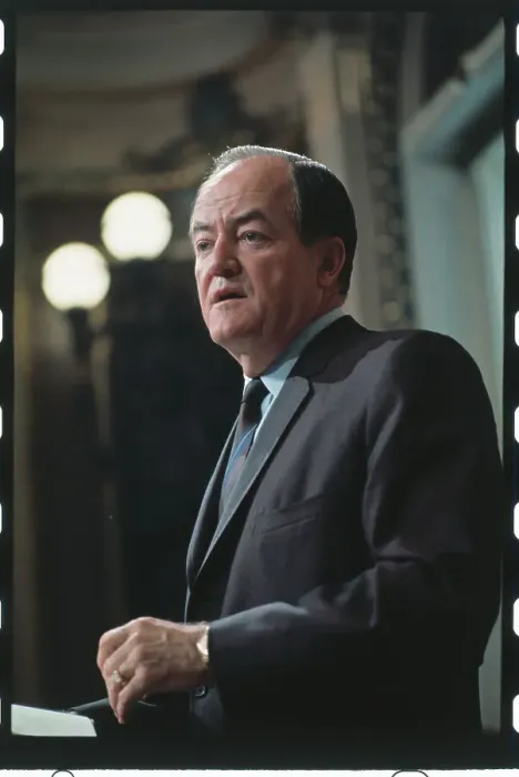 Framed Print : Portrait of Hubert H. Humphrey Framed Print : Portrait of Hubert H. Humphrey