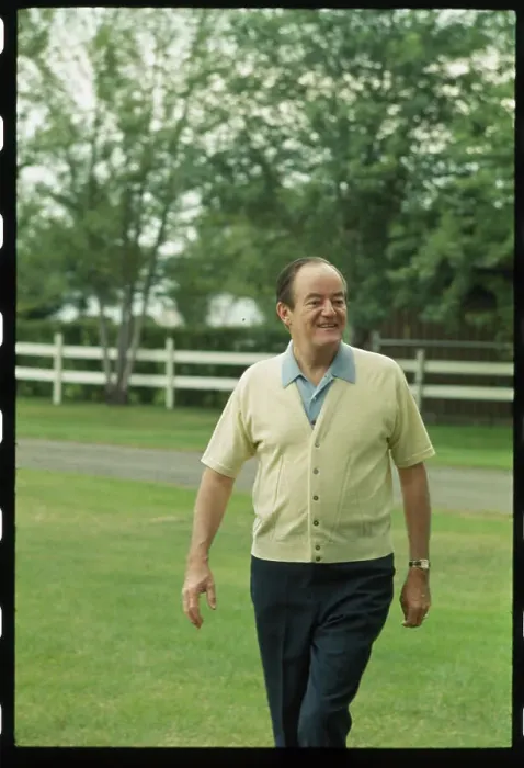 Framed Print : Portrait of Hubert Humphrey Framed Print : Portrait of Hubert Humphrey