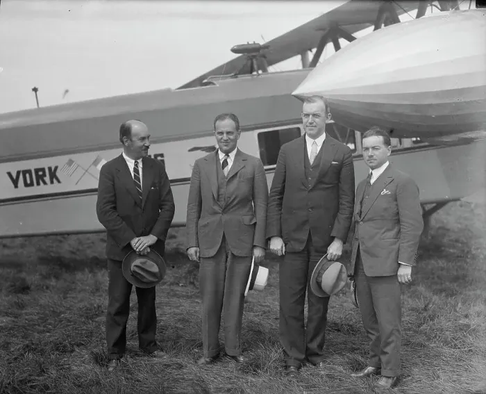 Framed Print : Portrait of Igor Sikorsky and Colleagues Framed Print : Portrait of Igor Sikorsky and Colleagues