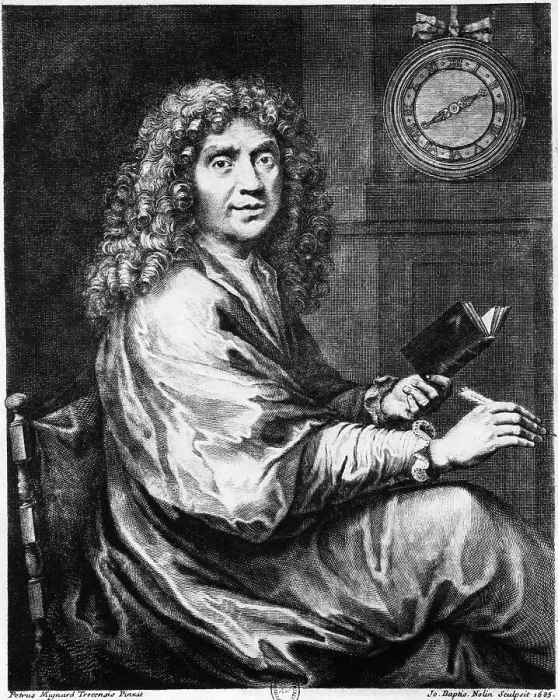 Framed Print : Portrait Illustration of Moliere