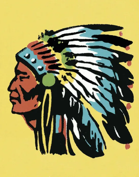 Framed Print : Portrait of an Indian Chief Framed Print : Portrait of an Indian Chief