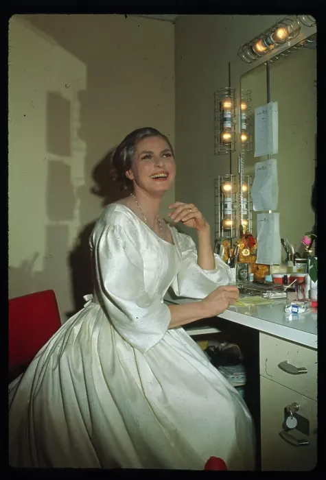 Framed Print : Portrait of Ingrid Bergman in Dressing Room