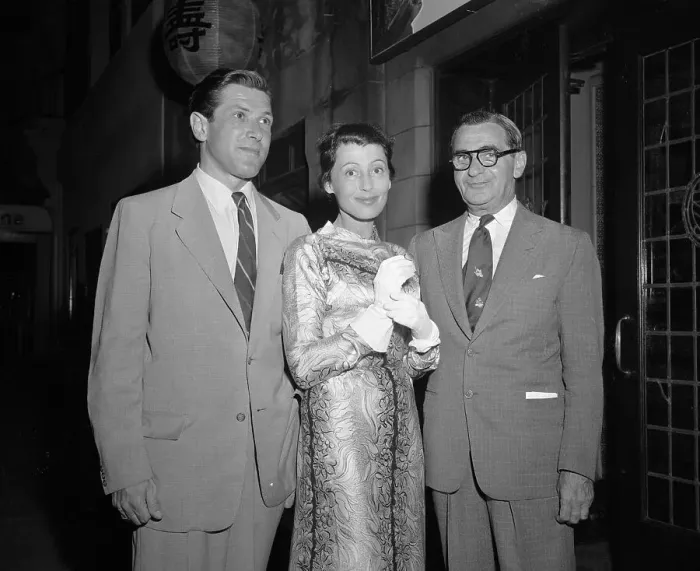 Framed Print : Portrait of Irving Berlin With Louise Rainer and Robert Knittel Framed Print : Portrait of Irving Berlin With Louise Rainer and Robert Knittel
