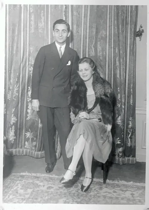 Framed Print : Portrait of Irving Berlin and Wife Ellin Framed Print : Portrait of Irving Berlin and Wife Ellin