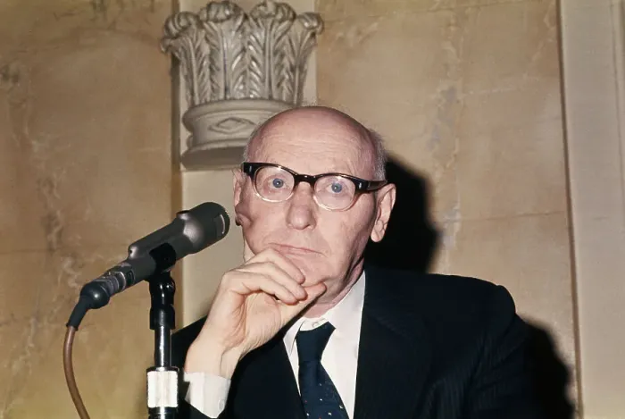 Framed Print : Portrait of Isaac Bashevis Singer