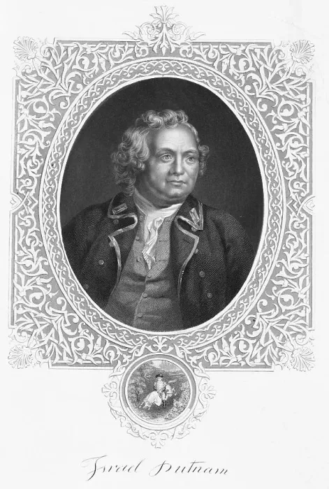 Framed Print : Portrait of Israel Putnam American Revolutionary Framed Print : Portrait of Israel Putnam American Revolutionary