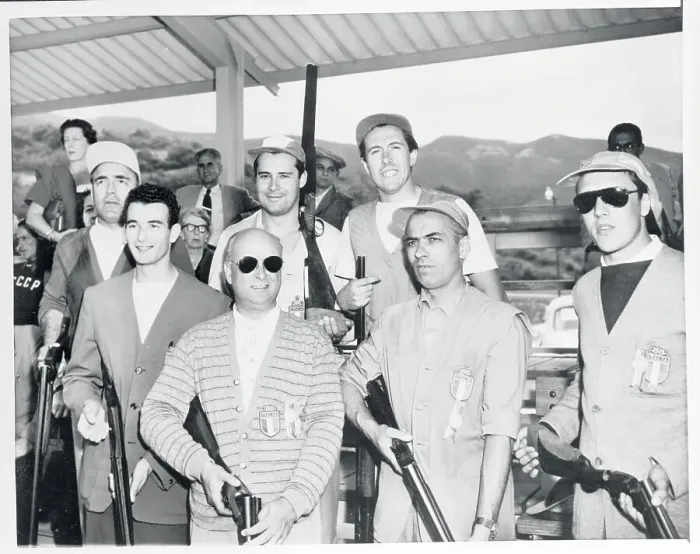 Framed Print : Portrait of Italian Shooting Team Framed Print : Portrait of Italian Shooting Team