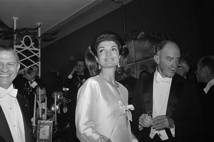 Framed Print : Portrait of Jackie Kennedy with Henry B Cabot