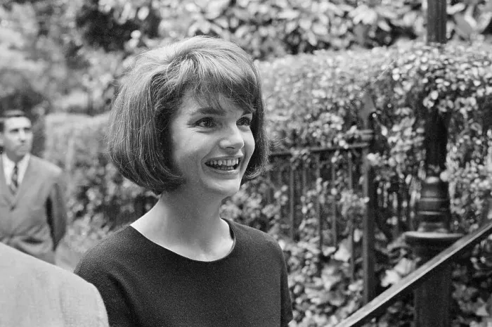 Framed Print : Portrait of Jackie Kennedy Smiling Framed Print : Portrait of Jackie Kennedy Smiling