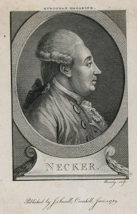 Framed Print : Portrait of Jacques Necker Framed Print : Portrait of Jacques Necker