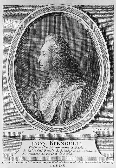 Framed Print : Portrait of Jakob Bernoulli Framed Print : Portrait of Jakob Bernoulli