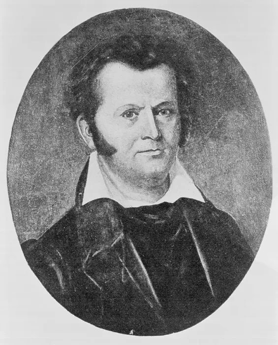 Framed Print : Portrait of James Bowie Framed Print : Portrait of James Bowie