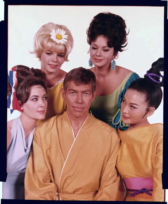 Framed Print : Portrait of James Corburn with Colleagues