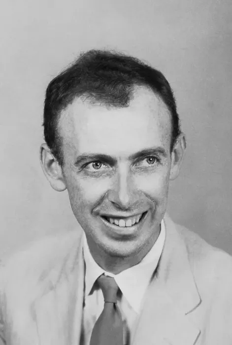Framed Print : Portrait of James D. Watson Smiling Framed Print : Portrait of James D. Watson Smiling
