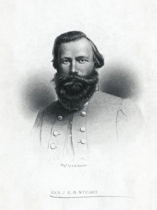 Framed Print : Portrait Of James Jeb Stuart Framed Print : Portrait Of James Jeb Stuart