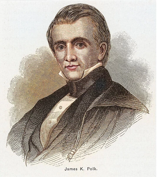 Portrait of James Knox Polk, 11th president of the United States