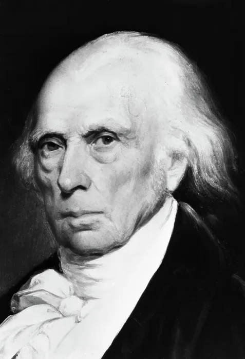 Framed Print : Portrait of James Madison Framed Print : Portrait of James Madison