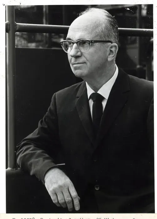 Framed Print : Portrait Of James Michener Framed Print : Portrait Of James Michener