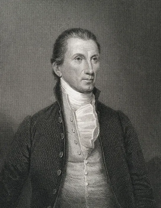 Framed Print : Portrait of James Monroe by Asher Brown Durand after John Vanderlyn