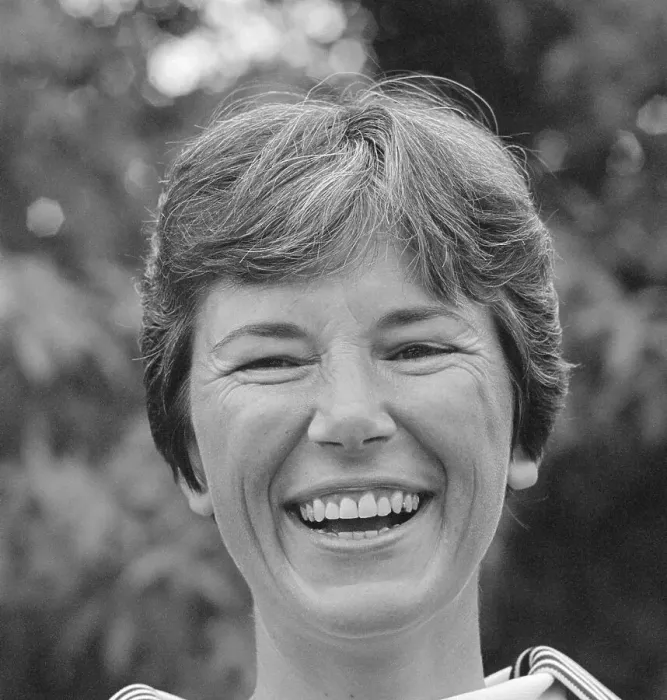 Framed Print : Portrait of Janet Armstrong Smiling Framed Print : Portrait of Janet Armstrong Smiling