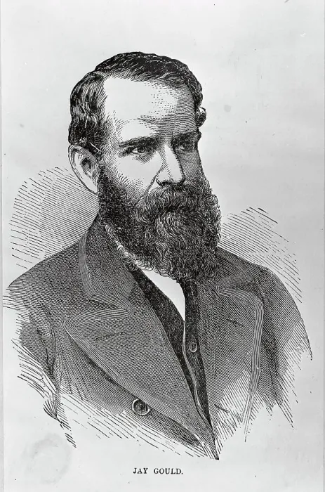 Framed Print : Portrait of Jay Gould Framed Print : Portrait of Jay Gould