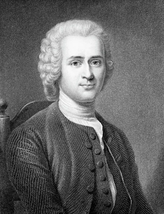 Framed Print : Portrait Of Jean-Jacques Rousseau