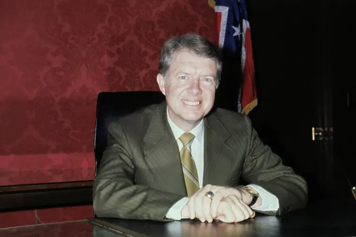 Framed Print : Portrait of Jimmy Carter Framed Print : Portrait of Jimmy Carter