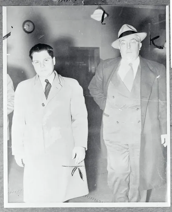 Framed Print : Portrait of Jimmy Hoffa with George Fitzgerald Framed Print : Portrait of Jimmy Hoffa with George Fitzgerald