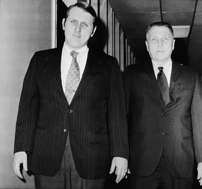 Framed Print : Portrait of Jimmy Hoffa and His Son Framed Print : Portrait of Jimmy Hoffa and His Son